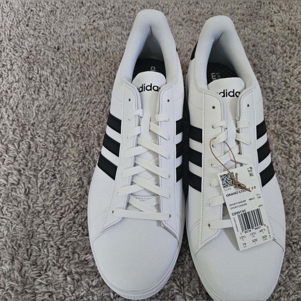 Adidas Grand Court 2.0 White Sneakers. - Picture 2 of 6